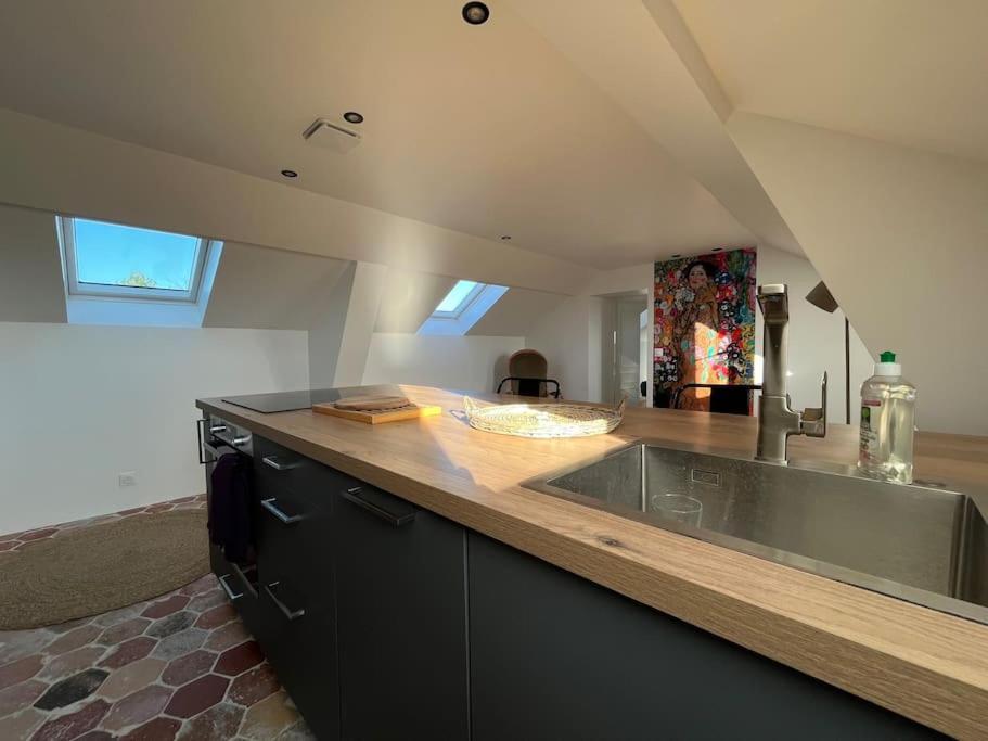 Sur Les Toits De Fontainebleau - Hypercentre Appartement Buitenkant foto