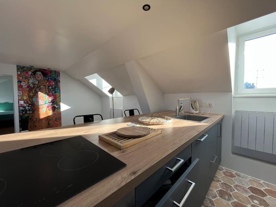 Sur Les Toits De Fontainebleau - Hypercentre Appartement Buitenkant foto