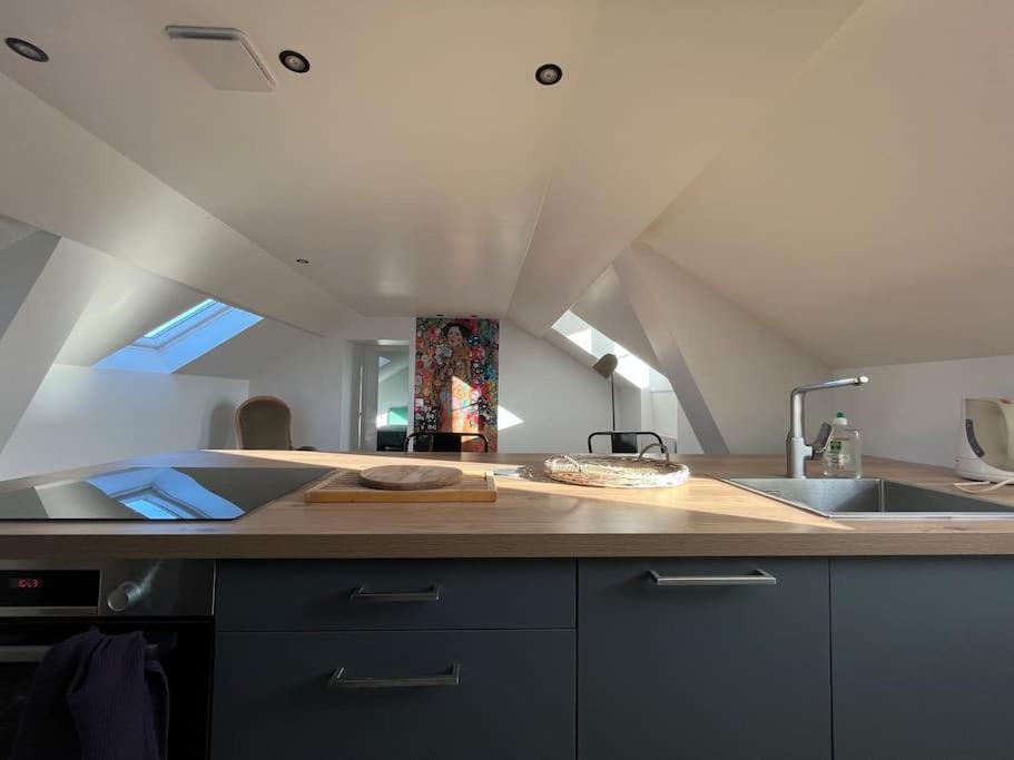 Sur Les Toits De Fontainebleau - Hypercentre Appartement Buitenkant foto